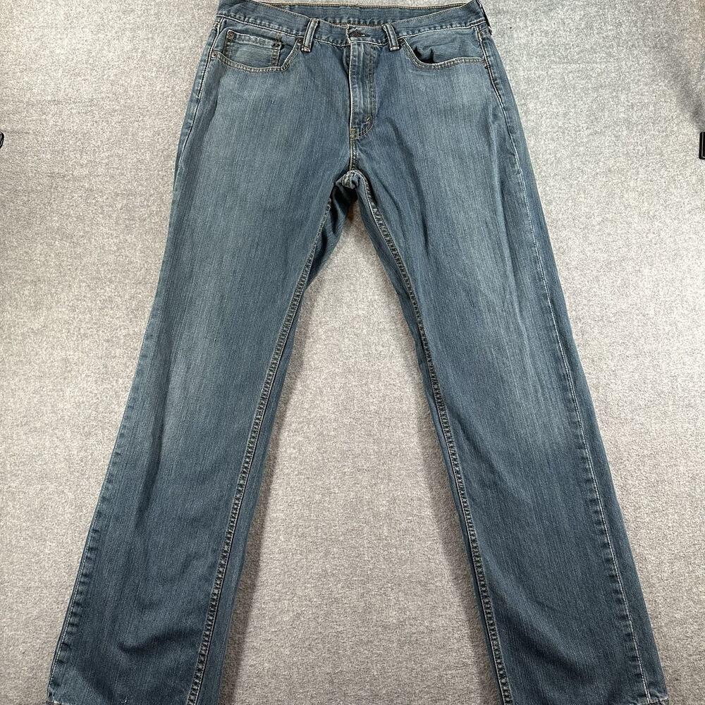 Levi's 559 Relaxed Straight Leg Jeans Blue Medium Wash Denim Cotton 5-Pocket